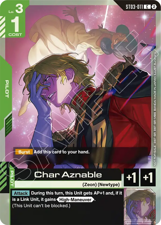 ST03-011/Char Aznable C Gundam Promo