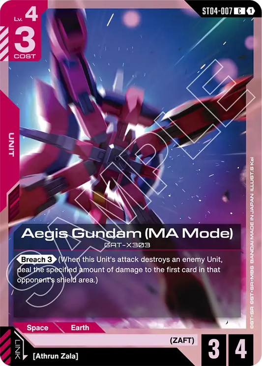ST04-007/Aegis Gundam (MA Mode) C ST09