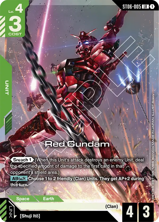 ST06-005/Red Gundam LR Gundam Promo