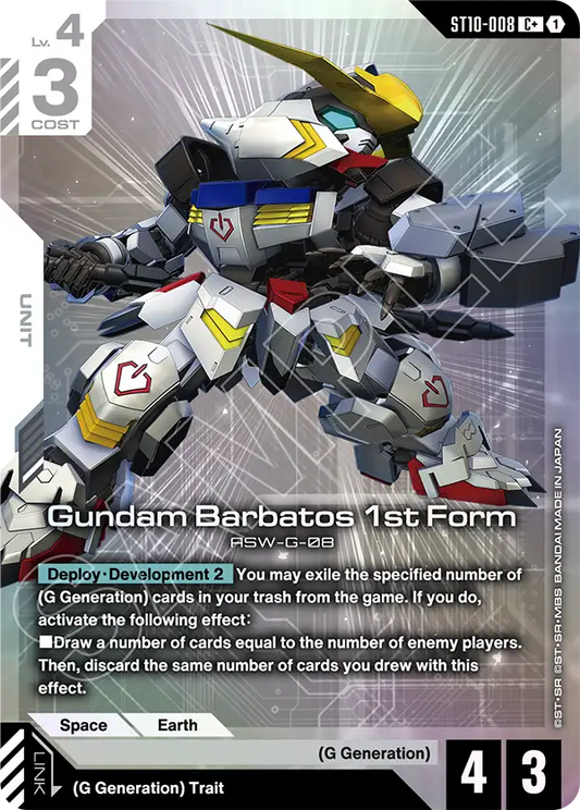 ST10-008/Gundam Barbatos 1st Form C+ ST10