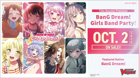 DZ Title Booster Premium 01: BanG Dream! Girls Band Party! Booster Case [Preorder] PreorderCFV