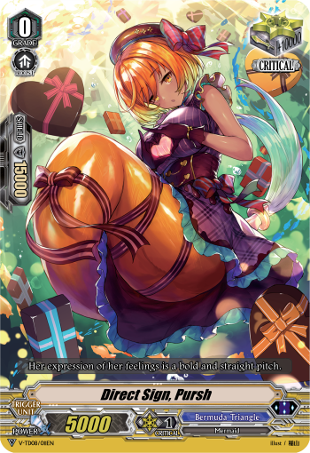 V-TD08/011EN Direct Sign, Pursh TD (Foil)