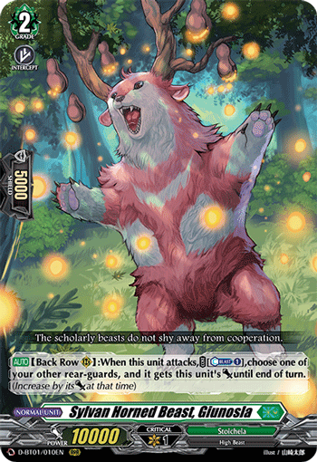 D-BT01/010EN Sylvan Horned Beast, Giunosla RRR