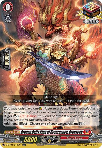 D-BT01/013EN Dragon Deity King of Resurgence, Dragveda ORR