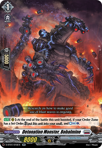 D-BT01/018EN Detonation Monster, Bobalmine RR