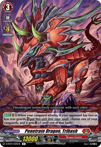 D-BT01/026EN Penetrate Dragon, Tribash R