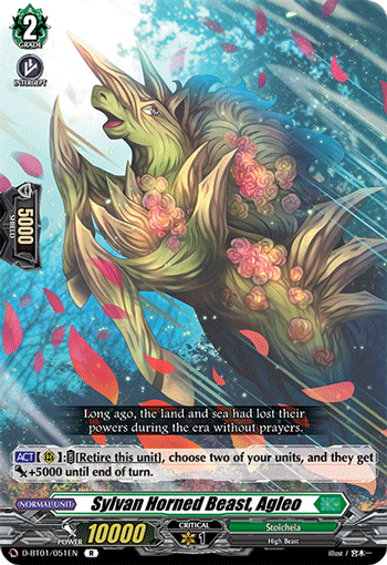 D-BT01/051EN Sylvan Horned Beast, Agleo R