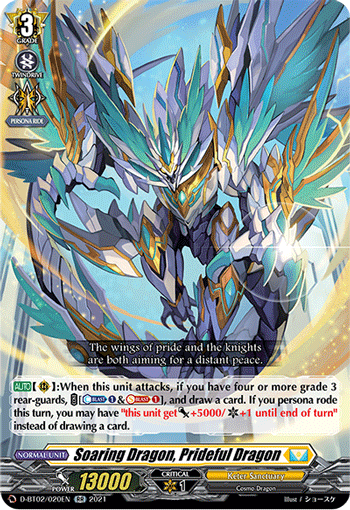 D-BT02/020EN Soaring Dragon, Prideful Dragon RR