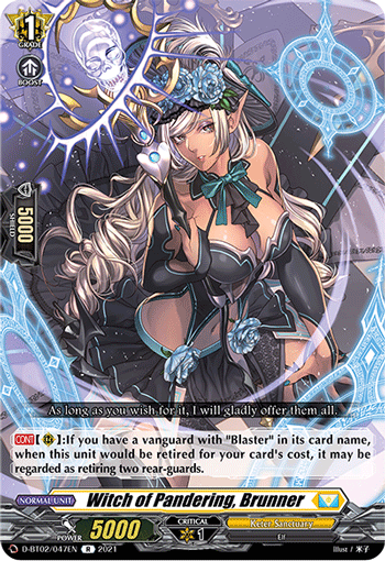 D-BT02/047EN Witch of Pandering, Brunner R