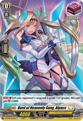 D-BT02/048EN Bard of Heavenly Song, Alpacc R