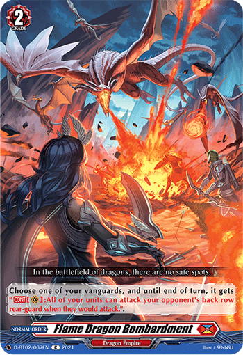 D-BT02/067EN Flame Dragon Bombardment C