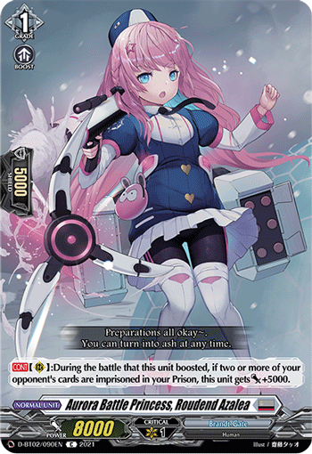 D-BT02/090EN Aurora Battle Princess, Roudend Azalea C