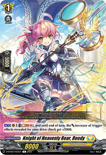 D-BT02/103EN Knight of Heavenly Roar, Reedy C