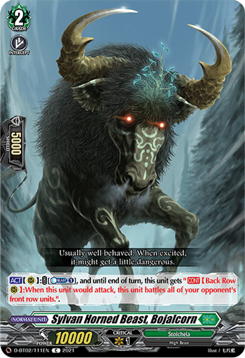 D-BT02/111EN Sylvan Horned Beast, Bojalcorn C