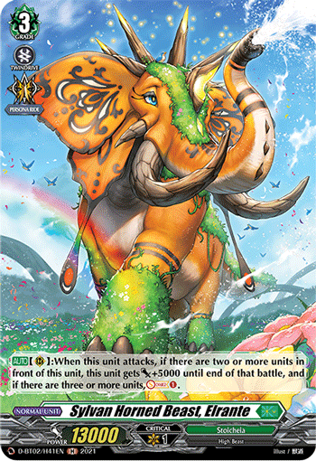 D-BT02/H41EN Sylvan Horned Beast, Elrante H