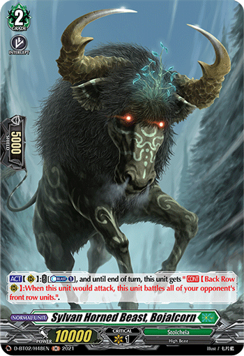 D-BT02/H48EN Sylvan Horned Beast, Bojalcorn H