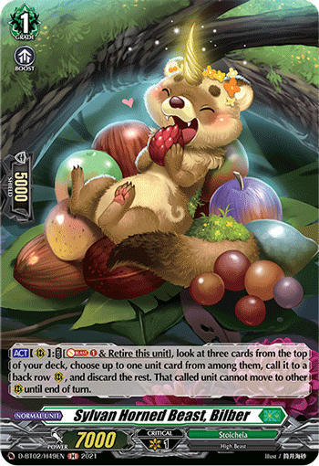 D-BT02/H49EN Sylvan Horned Beast, Bilber H