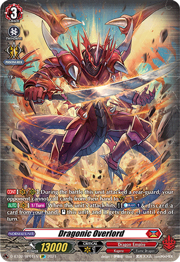 D-BT02/SP01EN Dragonic Overlord SP
