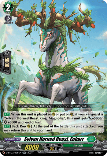 D-BT03/025EN Sylvan Horned Beast, Enbarr RR