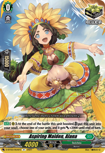 D-BT03/054EN Aspiring Maiden, Alana R