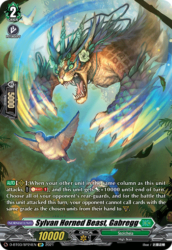 D-BT03/SP24EN Sylvan Horned Beast, Gabregg SP