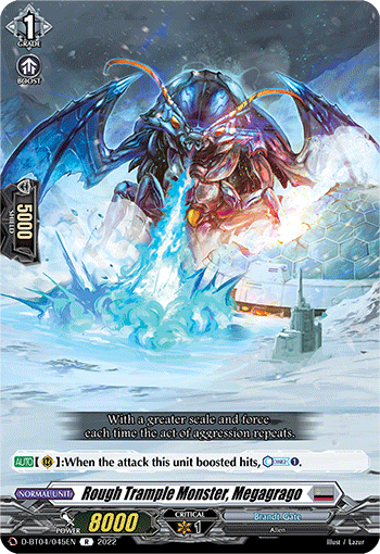 D-BT04/045EN Rough Trample Monster, Megagrago R