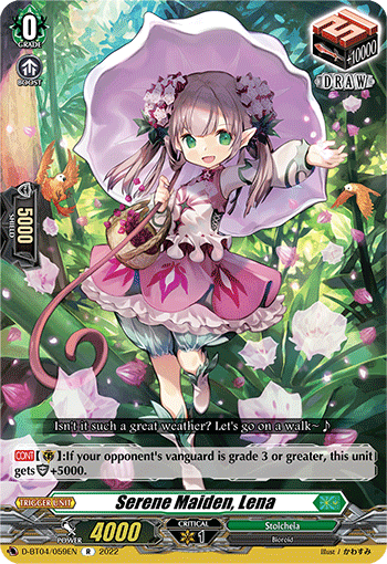 D-BT04/059EN Serene Maiden, Lena R