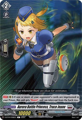 D-BT04/088EN Aurora Battle Princess, Trace Jeune C