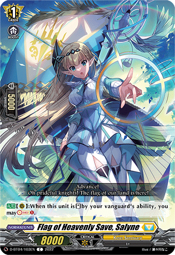 D-BT04/103EN Flag of Heavenly Save, Salyne C