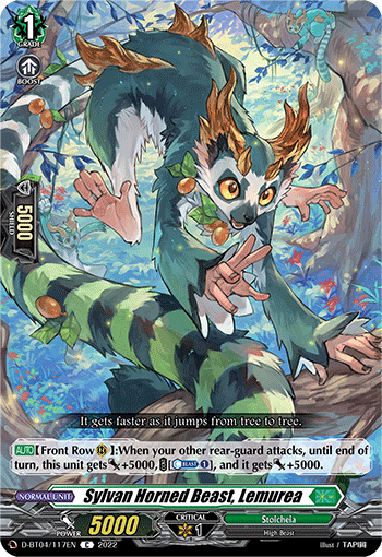 D-BT04/117EN Sylvan Horned Beast, Lemurea C