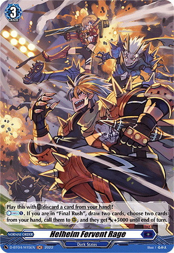 D-BT04/H15EN Helheim Fervent Rage H
