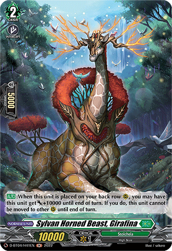 D-BT04/H41EN Sylvan Horned Beast, Girafina H