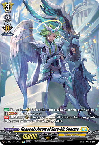 D-BT04/SP26EN Heavenly Arrow of Sure-hit, Sparare SP