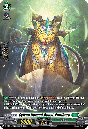 D-BT04/SP28EN Sylvan Horned Beast, Panthero SP