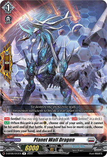 D-BT06/047EN Planet Wall Dragon R