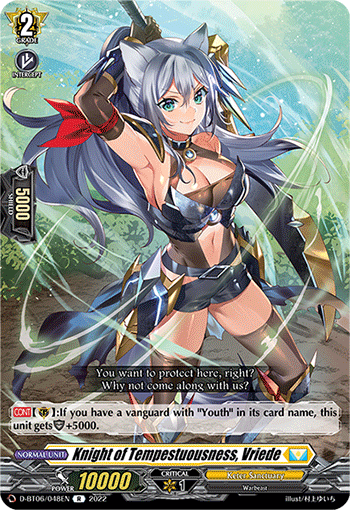 D-BT06/048EN Knight of Tempestuousness, Vriede R