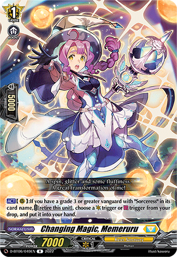 D-BT06/049EN Changing Magic, Memeruru R