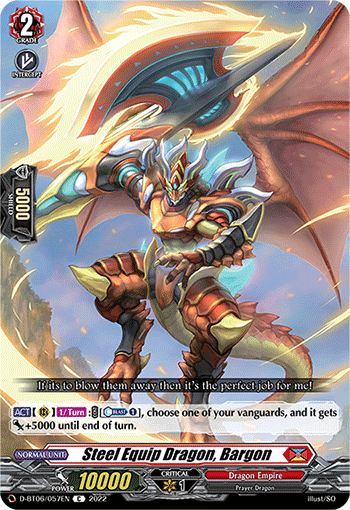 D-BT06/057EN Steel Equip Dragon, Bargon C