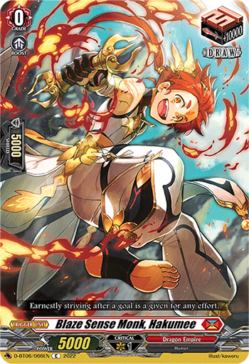 D-BT06/066EN Blaze Sense Monk, Hakumee C