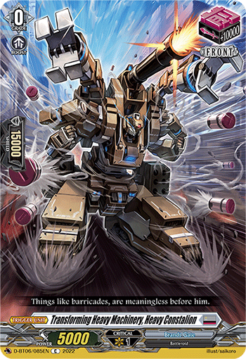 D-BT06/085EN Transforming Heavy Machinery, Heavy Constalion C