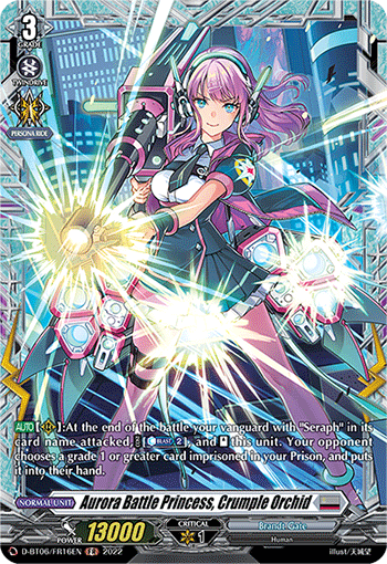 D-BT06/FR16EN Aurora Battle Princess, Crumple Orchid FR