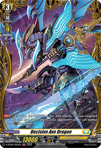 D-BT06/FR22EN Decisive Axe Dragon FR