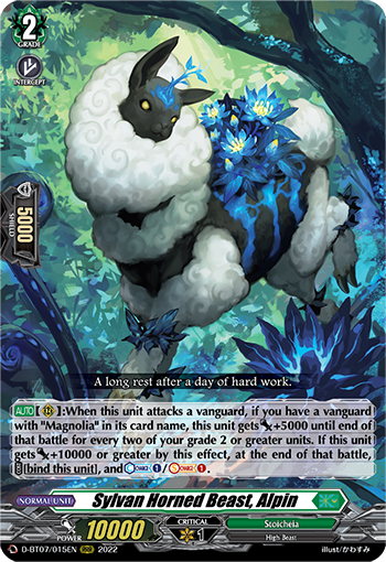 D-BT07/015EN Sylvan Horned Beast, Alpin RRR