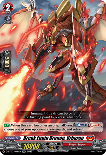 D-BT07/016EN Break Equip Dragon, Urbargo RR