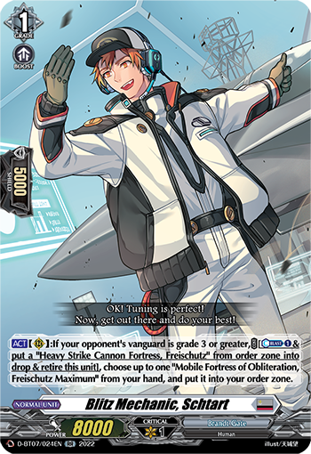 D-BT07/024EN Blitz Mechanic, Schtart RR