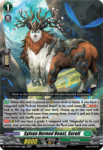 D-BT07/030EN Sylvan Horned Beast, Seroll RR