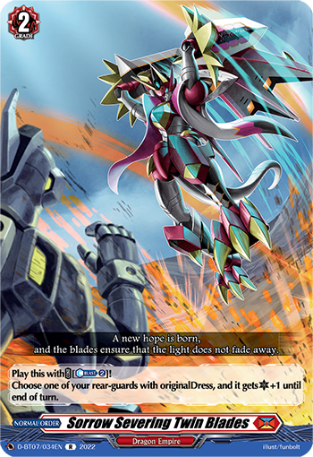 D-BT07/034EN Sorrow Severing Twin Blades R