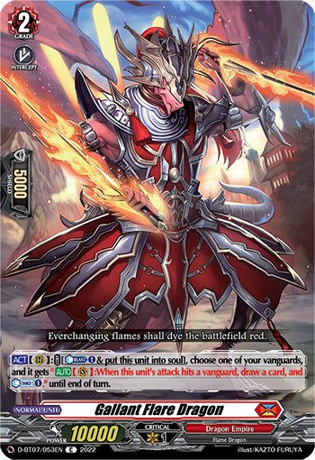 D-BT07/053EN Gallant Flare Dragon C