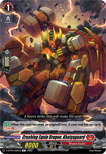 D-BT07/056EN Crushing Equip Dragon, Khatyaguard C