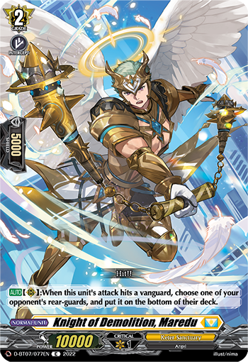 D-BT07/077EN Knight of Demolition, Maredu C